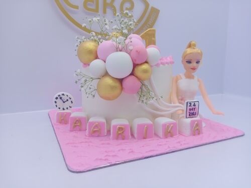 Balloon Barbie Cake 5 Balloon Barbie Cake - Image 3