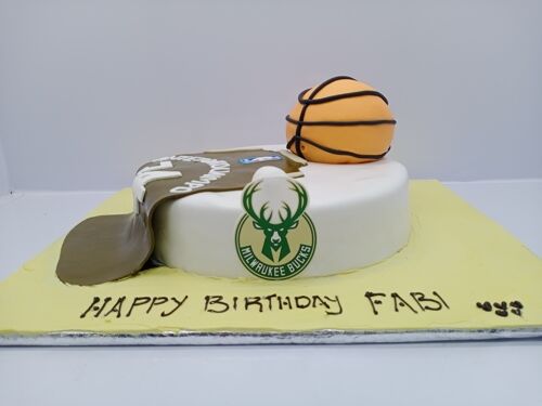 Basket Ball Jeresey Cake 3 Basket Ball Jeresey Cake