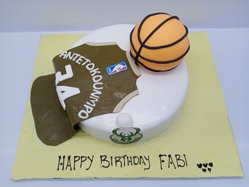 Basket Ball Jeresey Cake 5 Basket Ball Jeresey Cake - Image 3