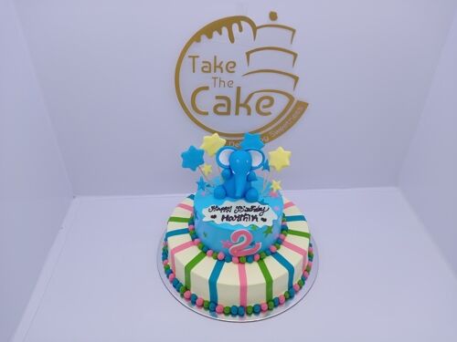 Blue Elephant Cake 4 Blue Elephant Cake - Image 2