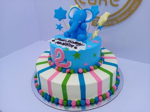 Blue Elephant Cake 5 Blue Elephant Cake - Image 3